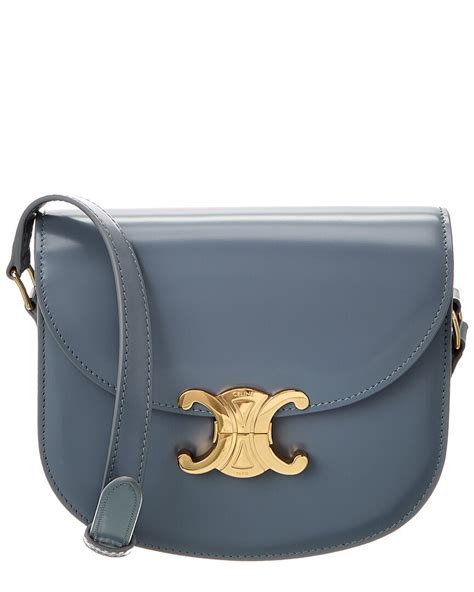 celine pearl blue small bag with tie